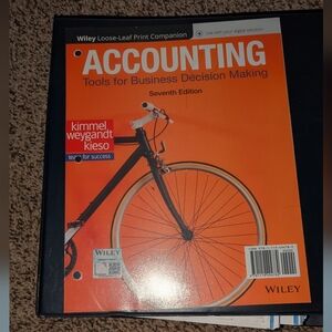 Orange Accounting Book - Tools for Business Decision Making